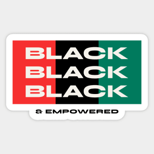 Black Empowerment Black Culture Black Pride Sticker